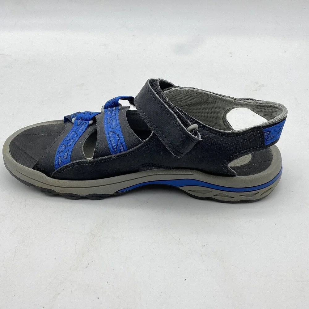 Timberland Mens Sandals 7 Black Blue Y2K Adjustable Hiking‎ Outdoor Gorpcore
